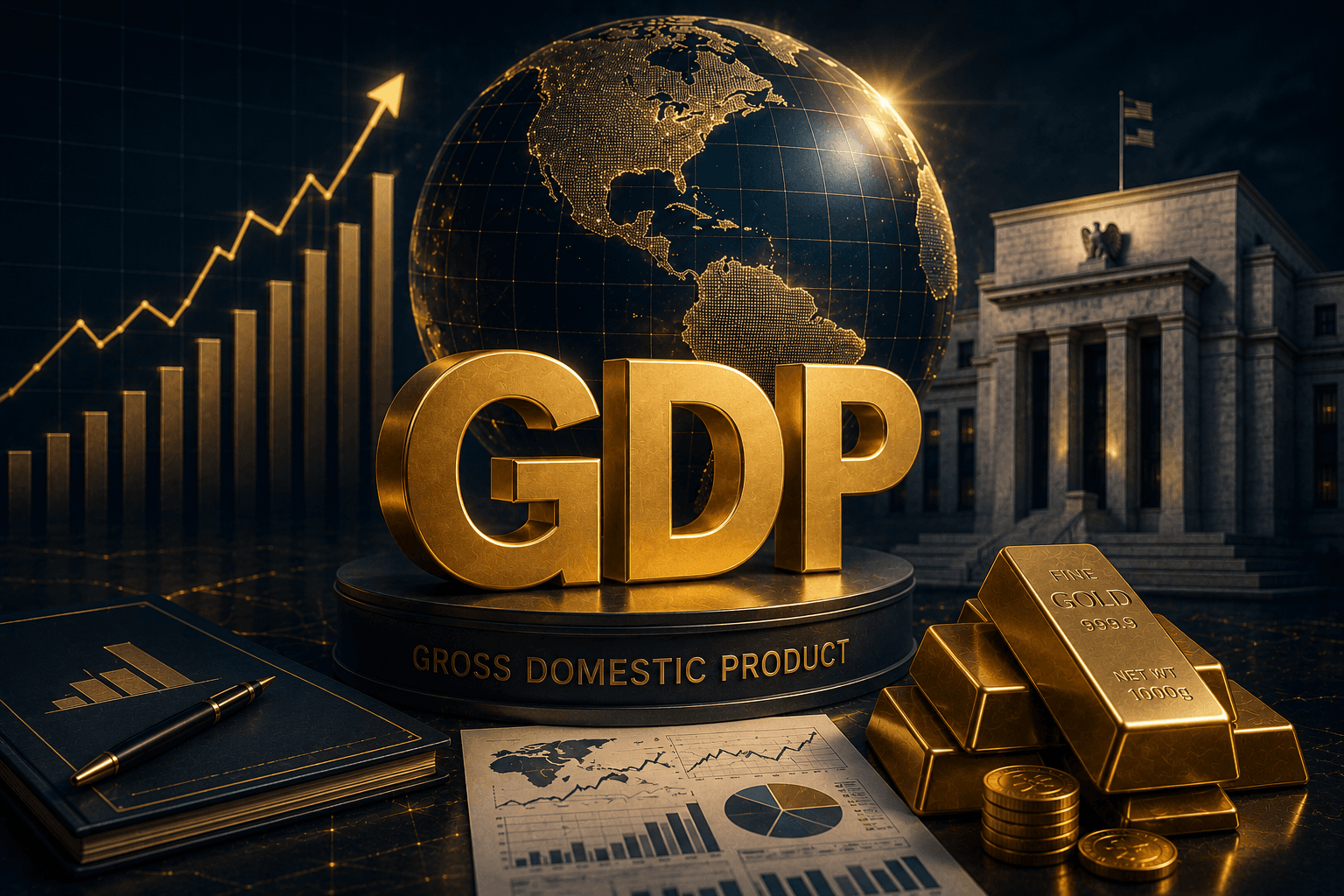 تولید ناخالص داخلی (GDP) چیست و چه ارتباطی با قیمت طلا دارد؟