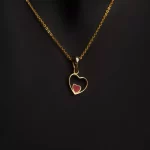 مدال قلب رنگی4 6076