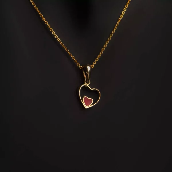 مدال قلب رنگی4 6076