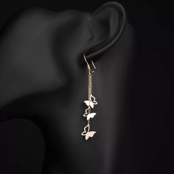 گوشواره عصایی پروانه 2074 گوشواره عصایی پروانه 2074