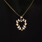 مدال قلب برگ 6124