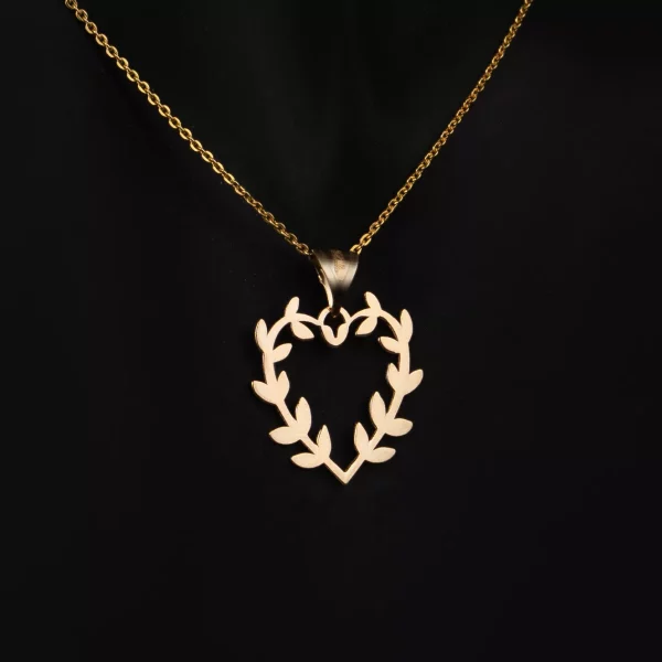 مدال قلب برگ 6124