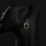 گوشواره آویز دایره 2084