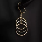 گوشواره آویز دایره 2083