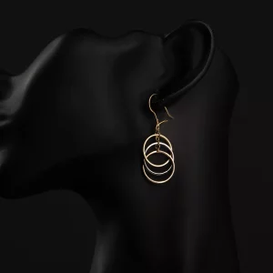 گوشواره آویز دایره 2083