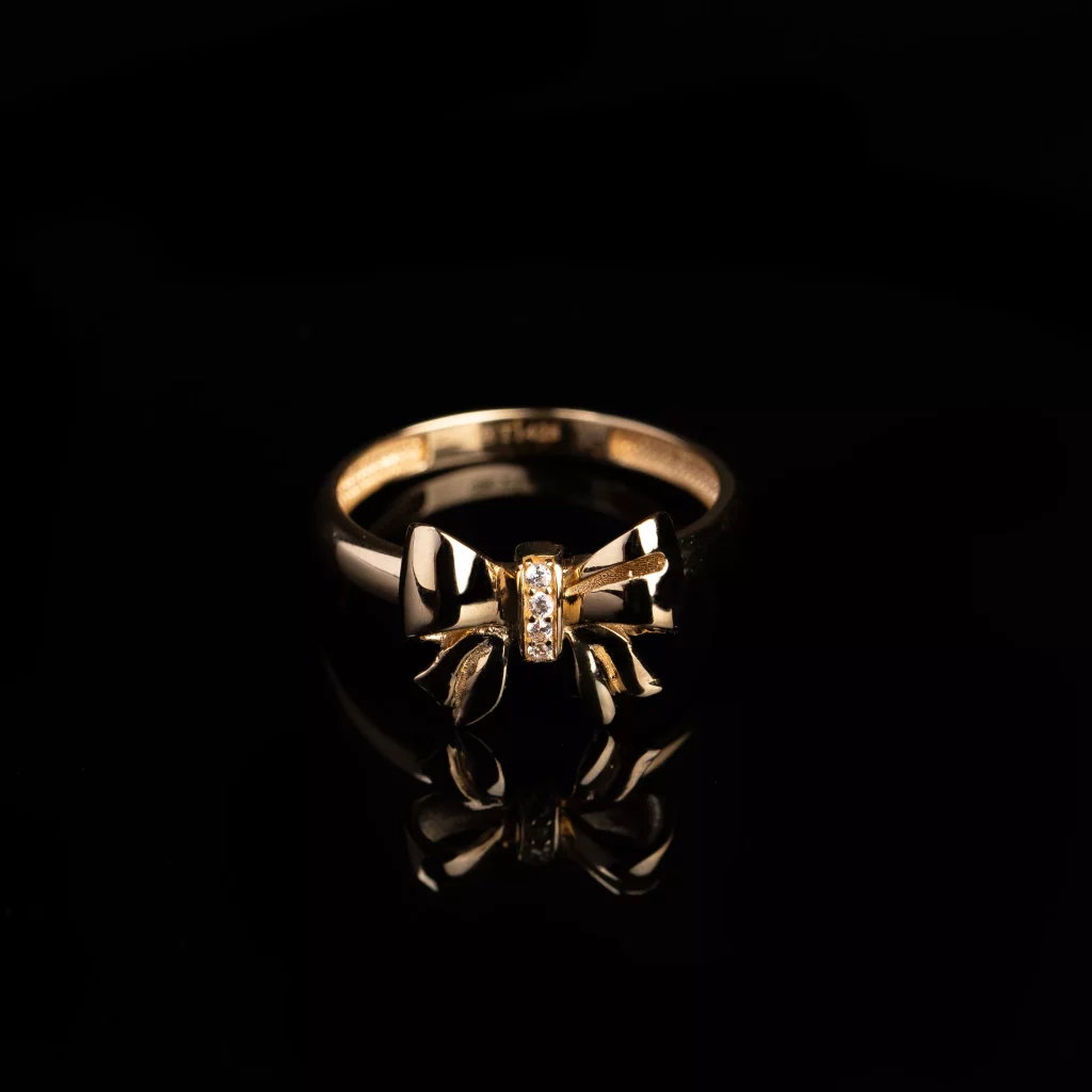 انگشتر پاپیون نگین 1127